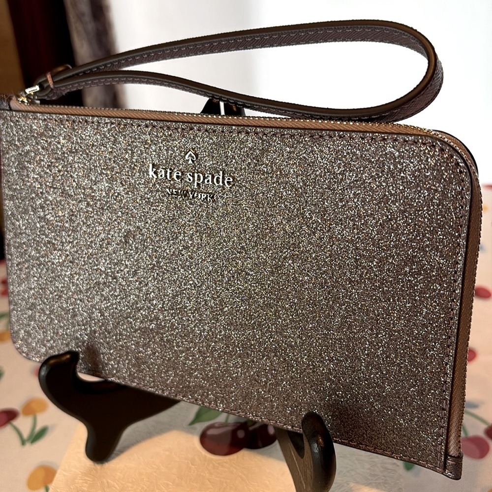 Kate Spade Lucy Candied Glitter Wristlet NWT